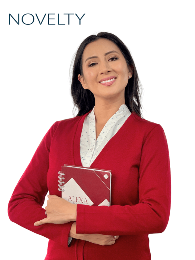 sweater rojo de mujer