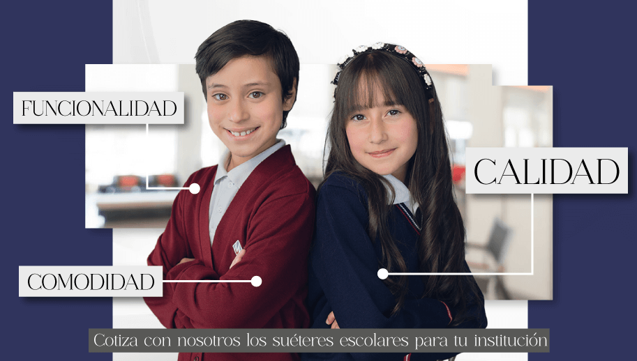 sacos para uniforme colegio