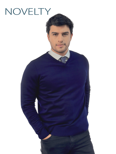azul cuello v